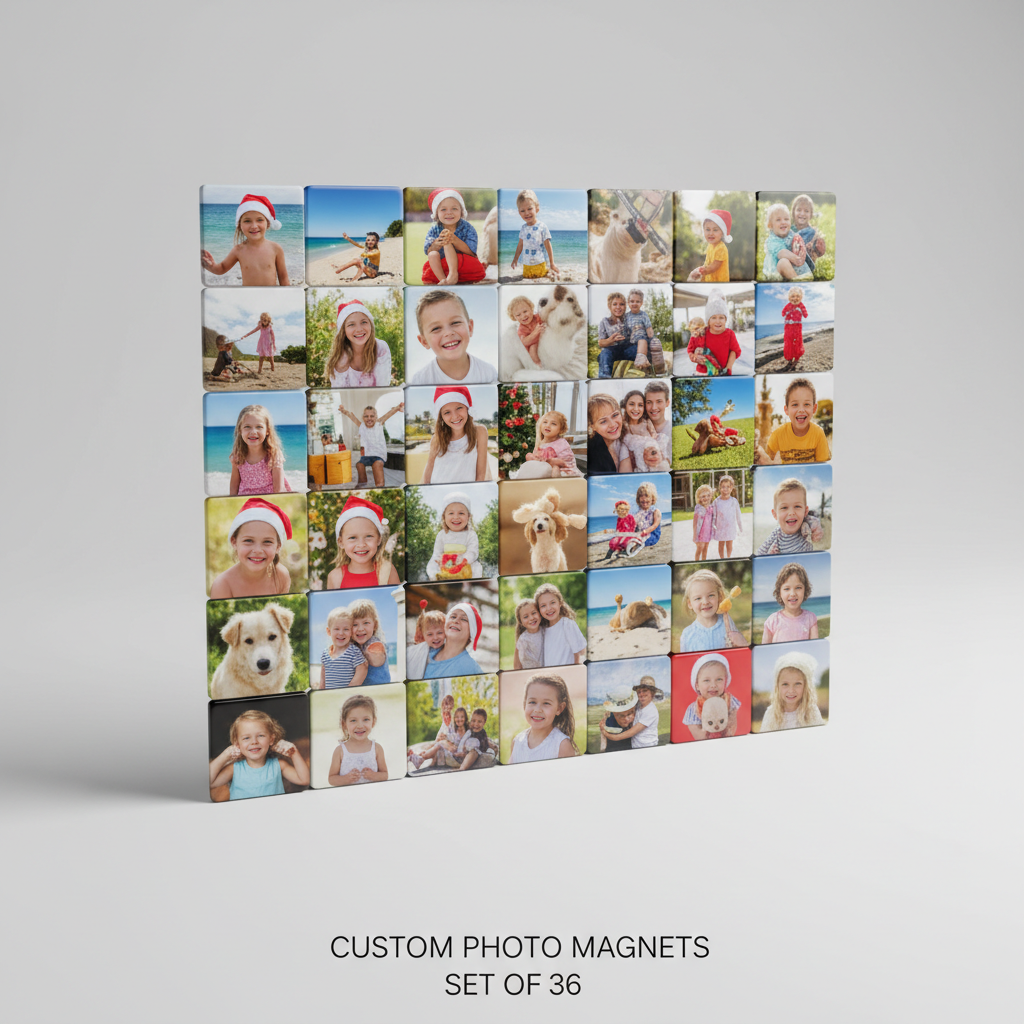 Custom 2x2 Photo Magnets – Set of 36