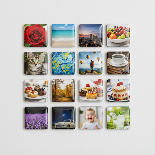 2x2 Photo Magnets – Set of 18