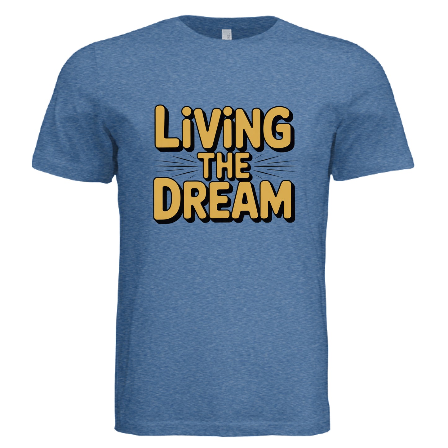 Solid True Royal Triblend - FRONT