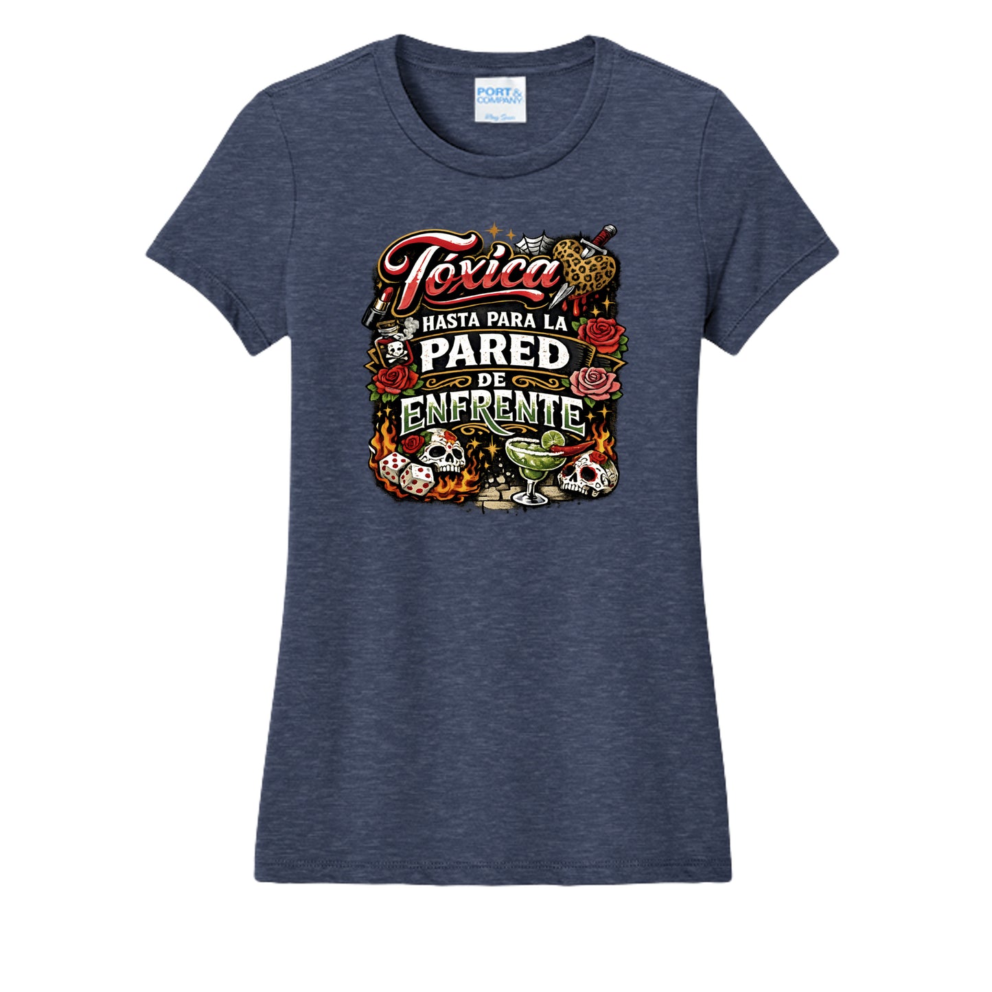 Heather Navy - LPC450 - FRONT